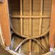 Vintage wicker armchair dlg Loom