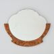 Ancien miroir Art Déco vintage 1930