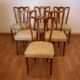 Ensemble de 6 chaises modernes du milieu du siècle, Italie, 1960