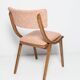 Bumerang Chair Mid-Century Modern, Orange Fish Wool, Poland, 1960s