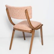 Bumerang Chair Mid-Century Modern, Orange Fish Wool, Poland, 1960s