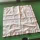 Pair of antique linen pillowcases with monogram