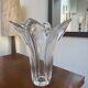 Large antique crystal vase – Art Vannes France