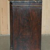 Regency 1810 library buffet in simulated hardwood with Chinese decoration.