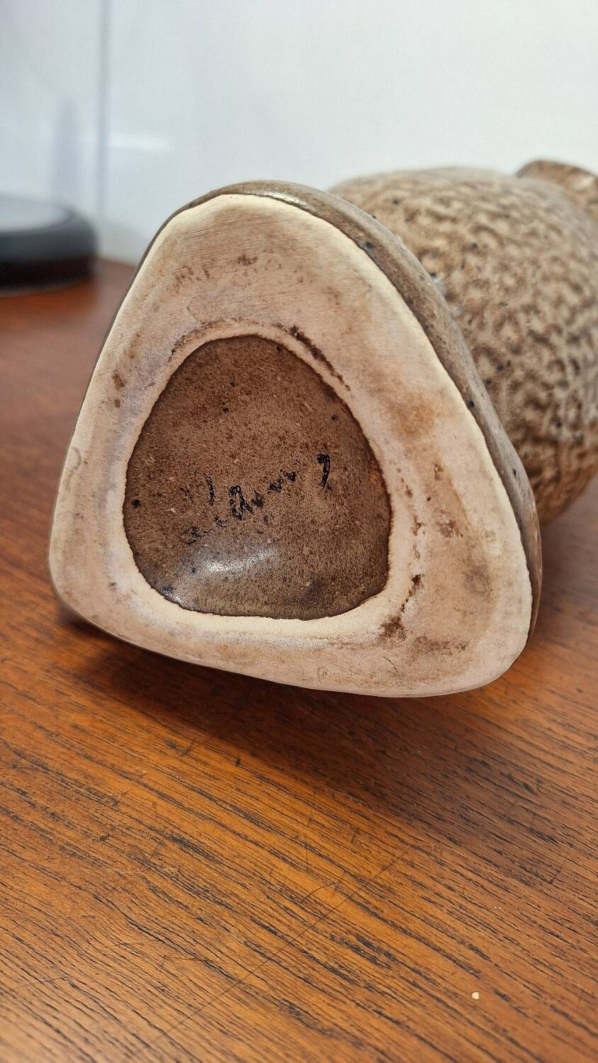 Zoomorphic vase Owl Vallauris