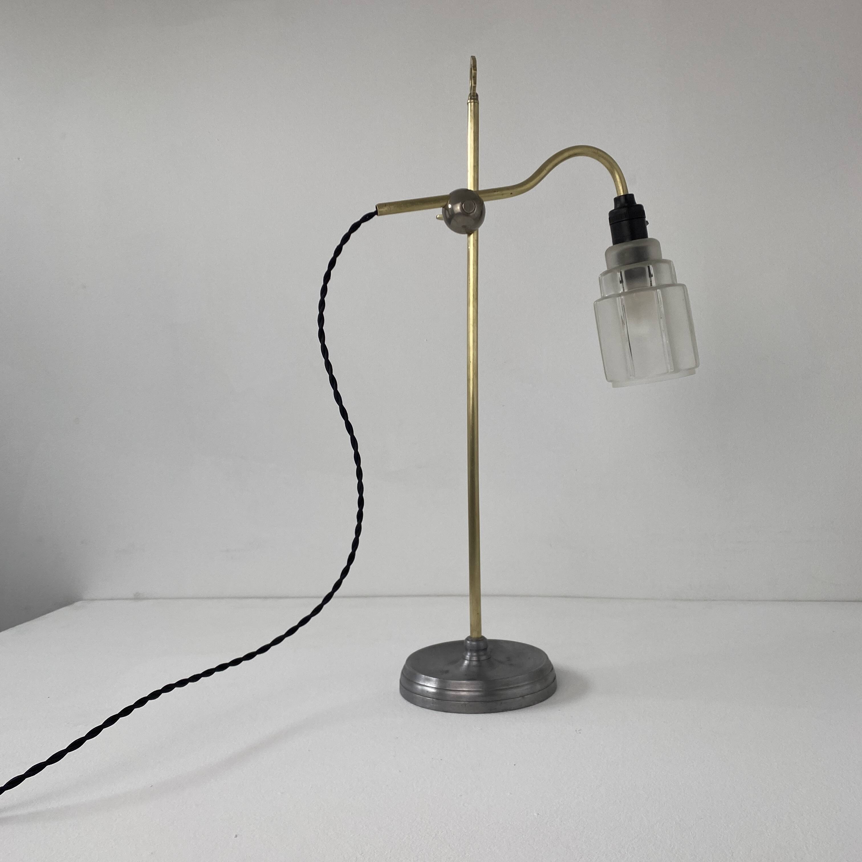 Ancienne lampe de bureau vintage « le succes paris »