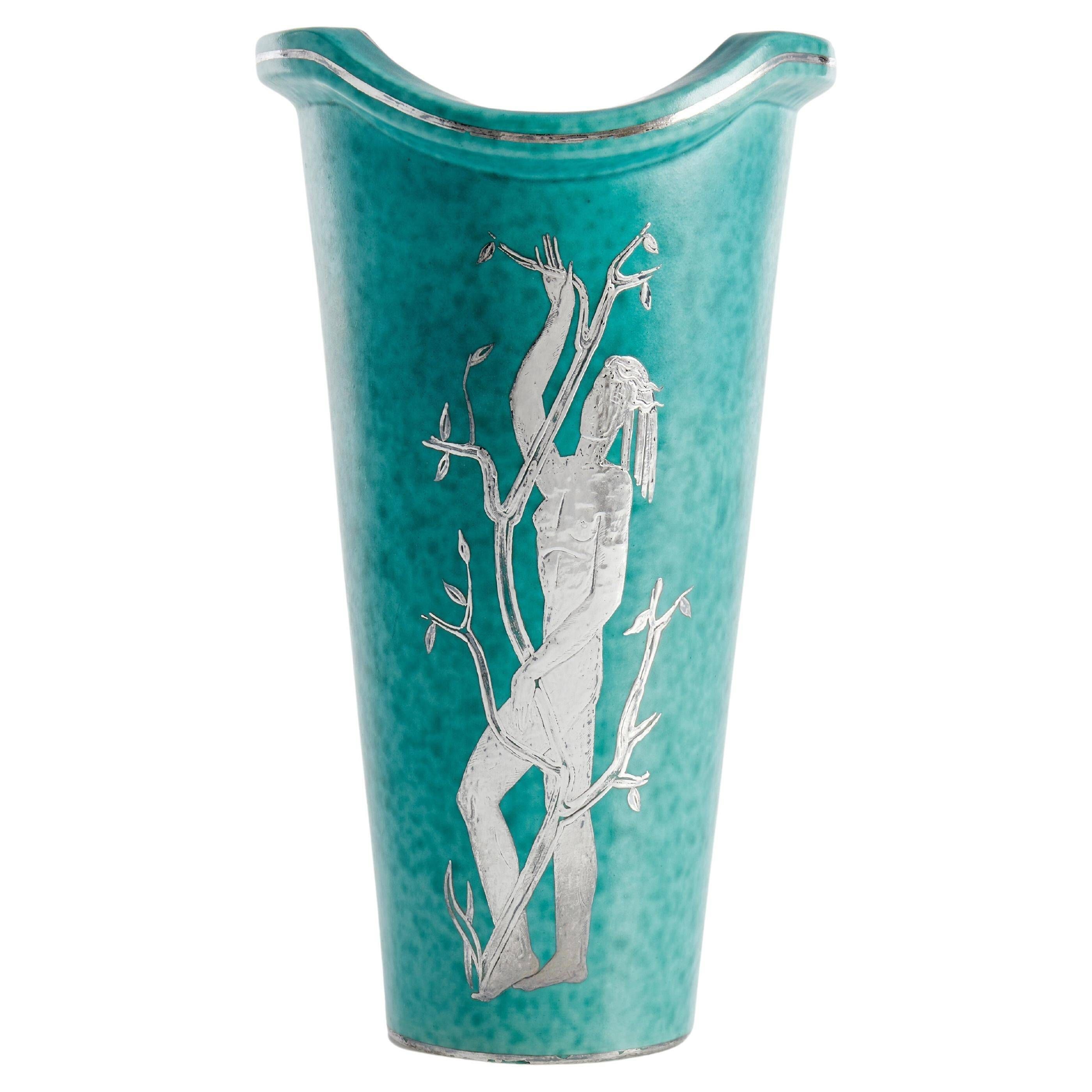Vase Wilhelm Kage 'argenta' for Gustavsberg Sweden 1950