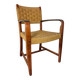 High quality Scandinavian Style Wood and Rope Armchair, 1970s
