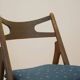 Ensemble de quatre chaises en chêne, design danois, années 1960, designer : Hans J. Wegner