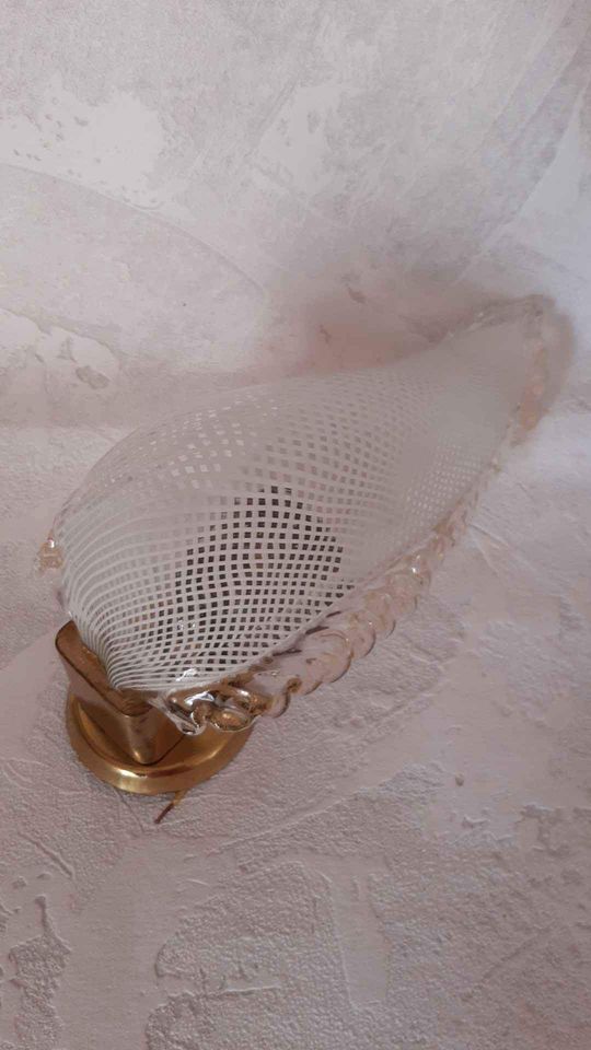 Wall lamp Murano Barosier Toso or Venini