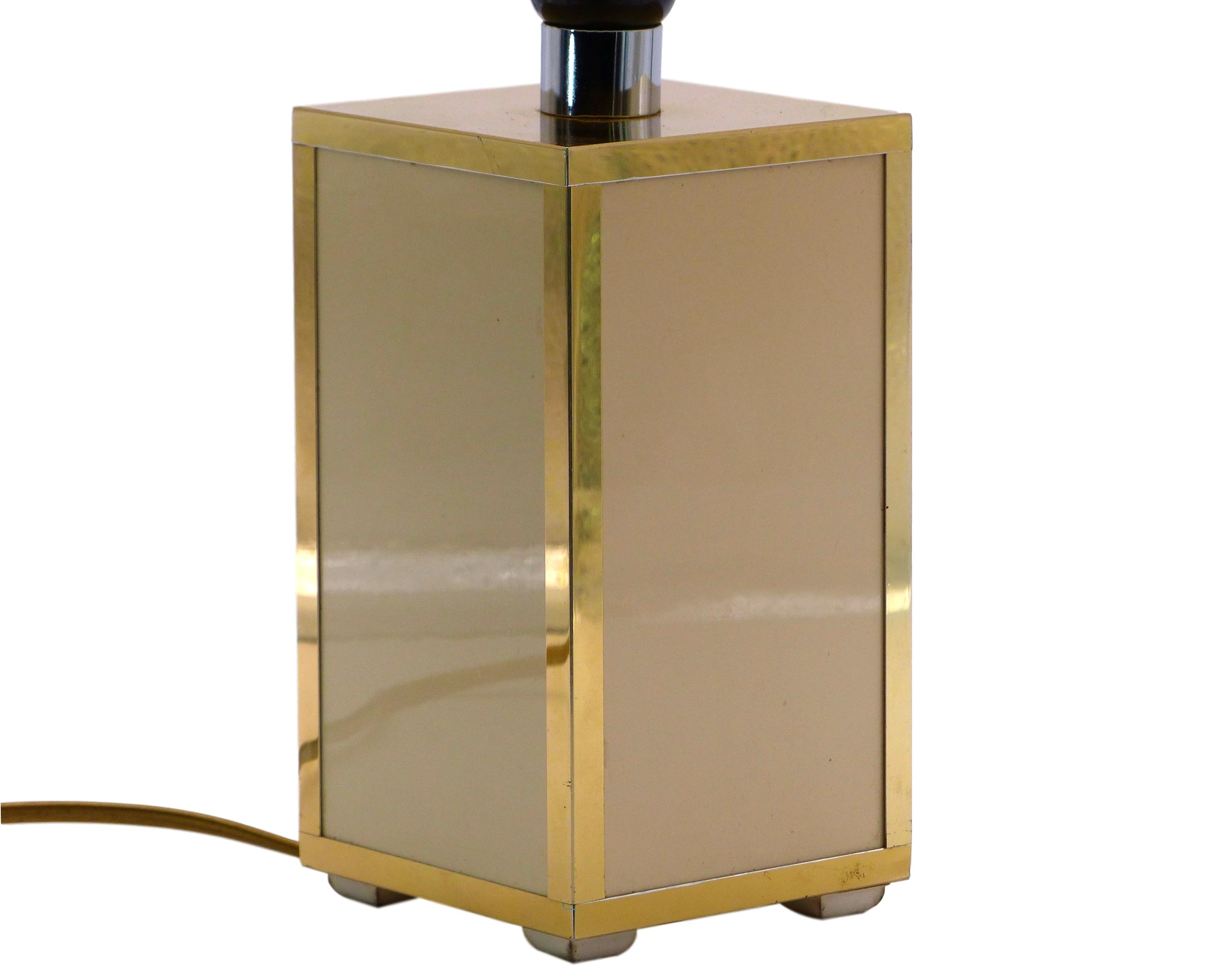 Vintage lacquered bedside lamp