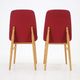 1960s set of 6 ash dining chairs, Czechoslovakia