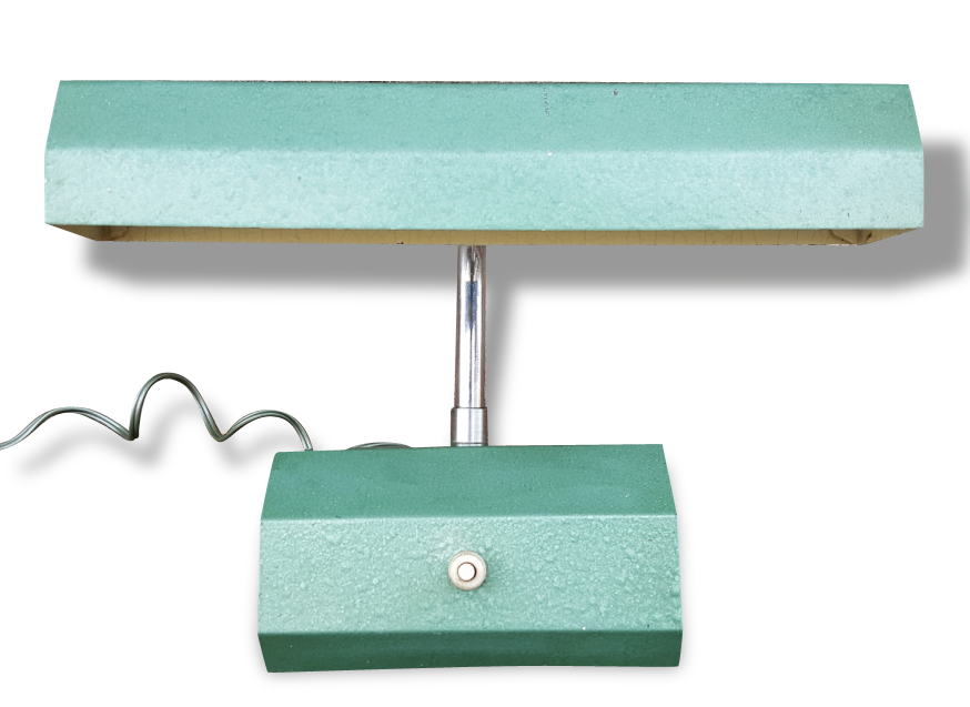 Lampe de bureau à poser industrielle, années 30 - 40