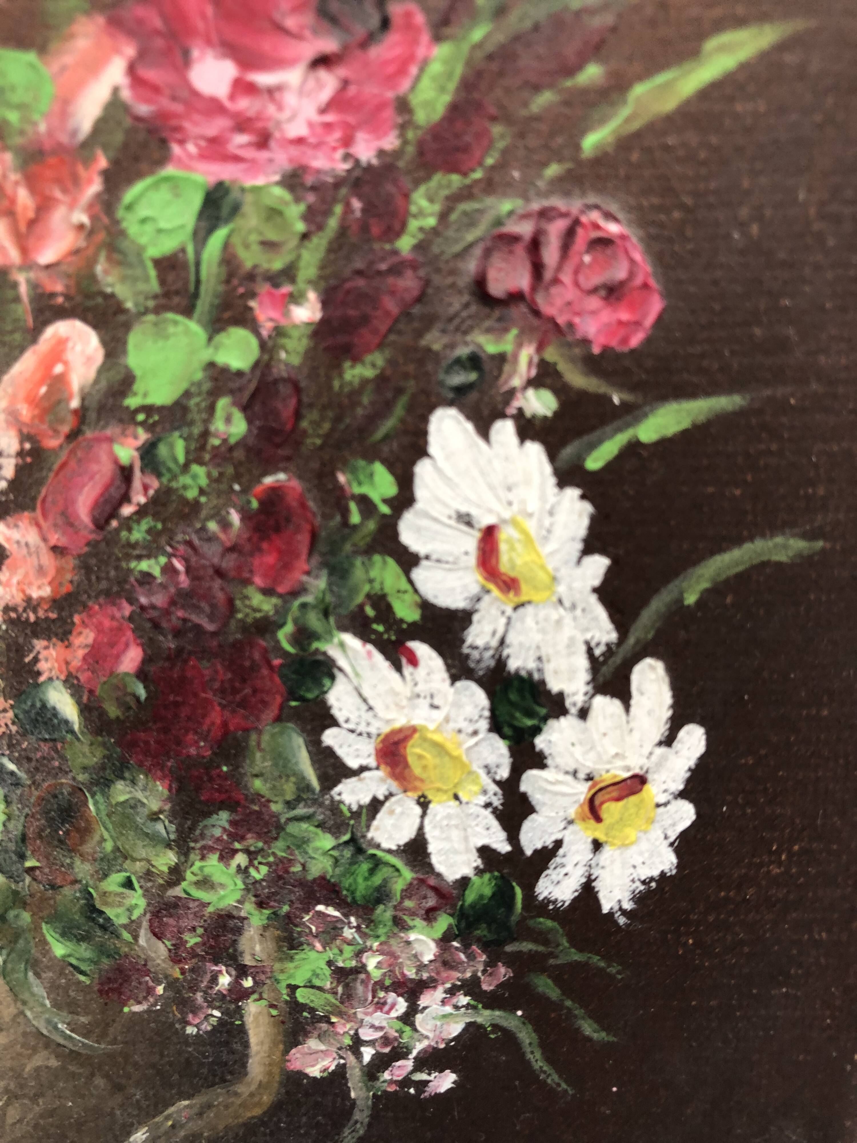Flower bouquet painting