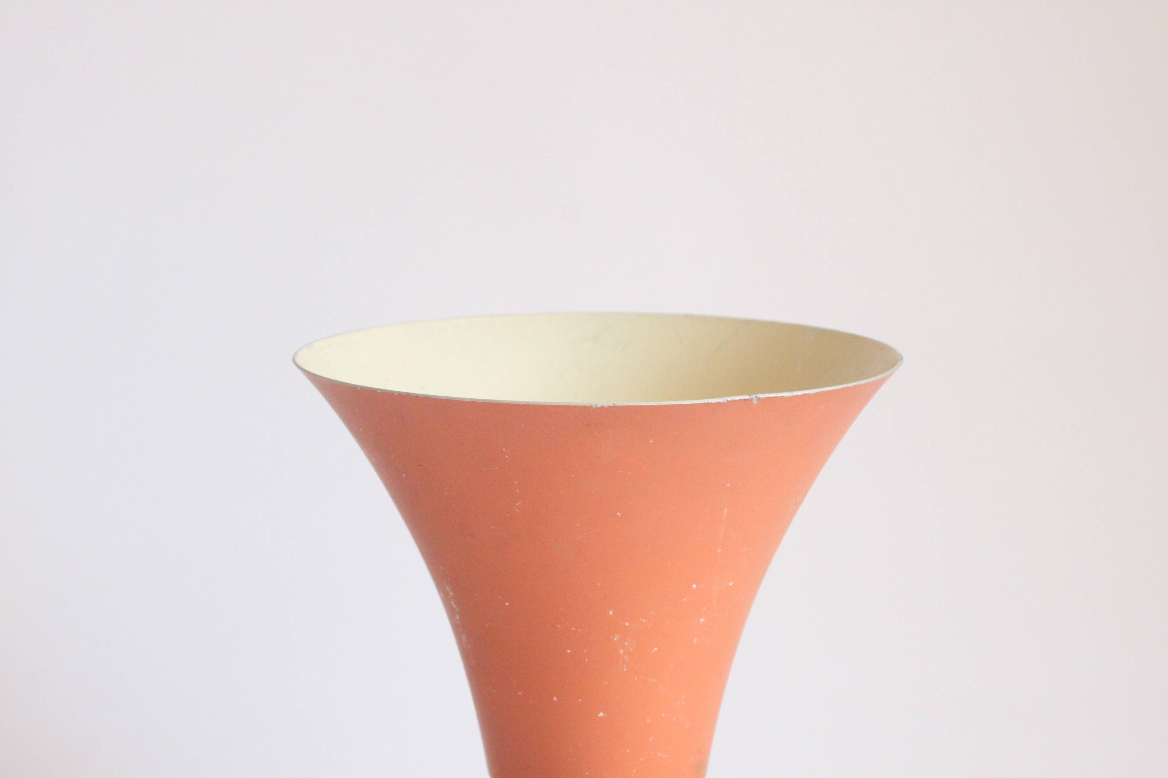 Brass tripod table lamp, 1950s