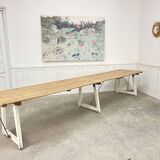 Large 1940s-style outdoor dining table