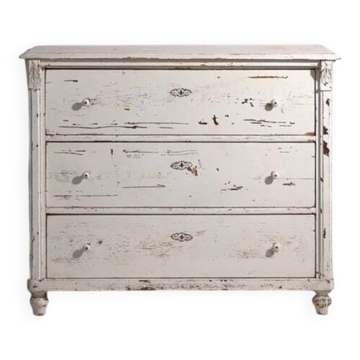 Commode ancienne blanche (c.1920)
