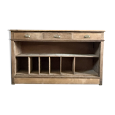 Old trade counter with drawers and compartments (renovated)