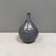 Vase Pauline Toynbee, Émail en cristal bleu texturé, forme organique, années 1980