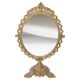 Miroir vintage doré mi-siècle, Italie, années 1960