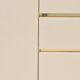 Lacquered Wood and Brass Sideboard, 1970s