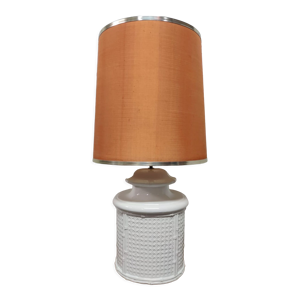 Lampe vintage céramique imitation