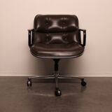 Executive office chair by Charles Pollock for Knoll - US - 1970's
