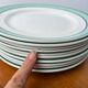10 vintage flat plates Amanda Ceranord France