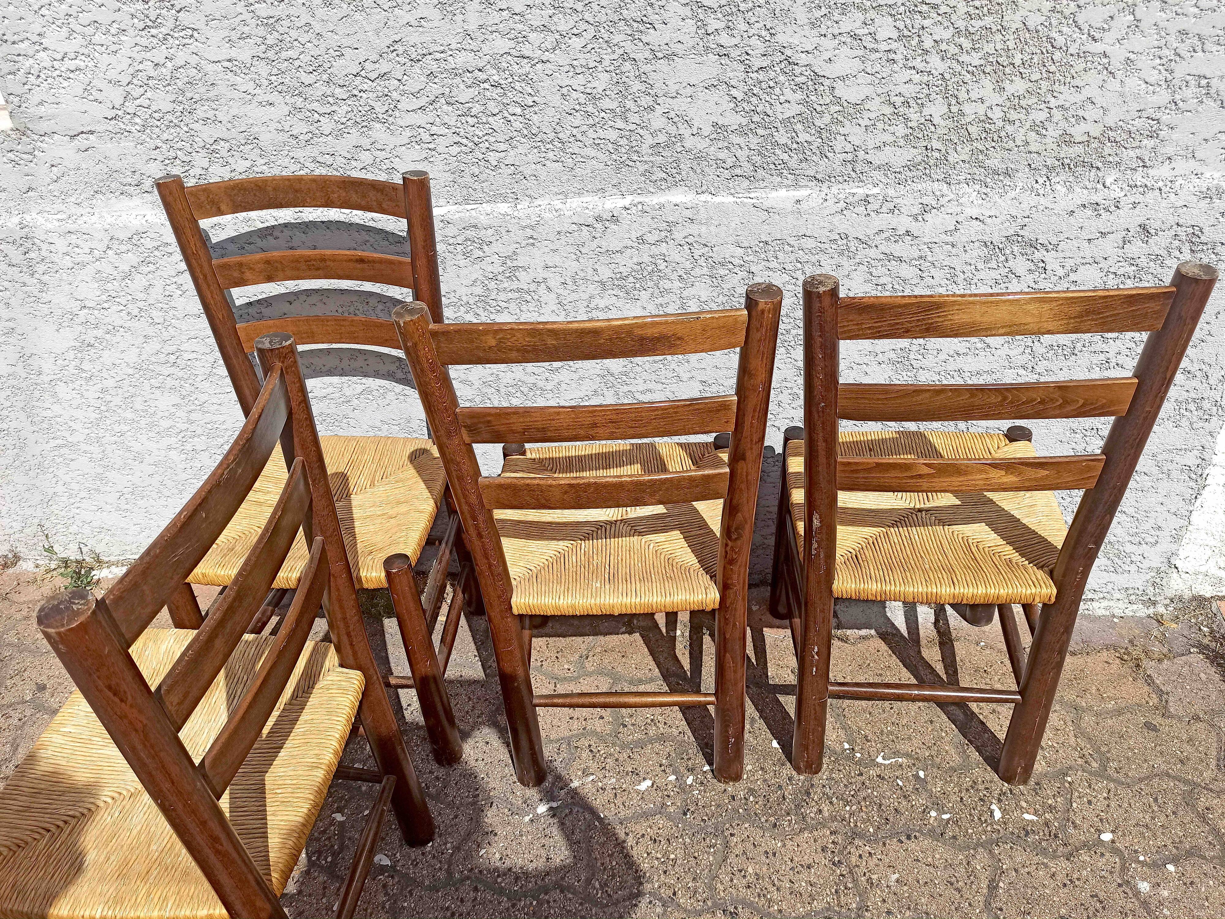 4 chair Georges Robert 50s