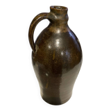 Belle cruche en terre, cuite vernissée