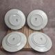 Beautiful set of 4 antique ironstone plates from Saint-Amand and Hamages, Estival model.