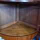 Corner marquetry cabinet