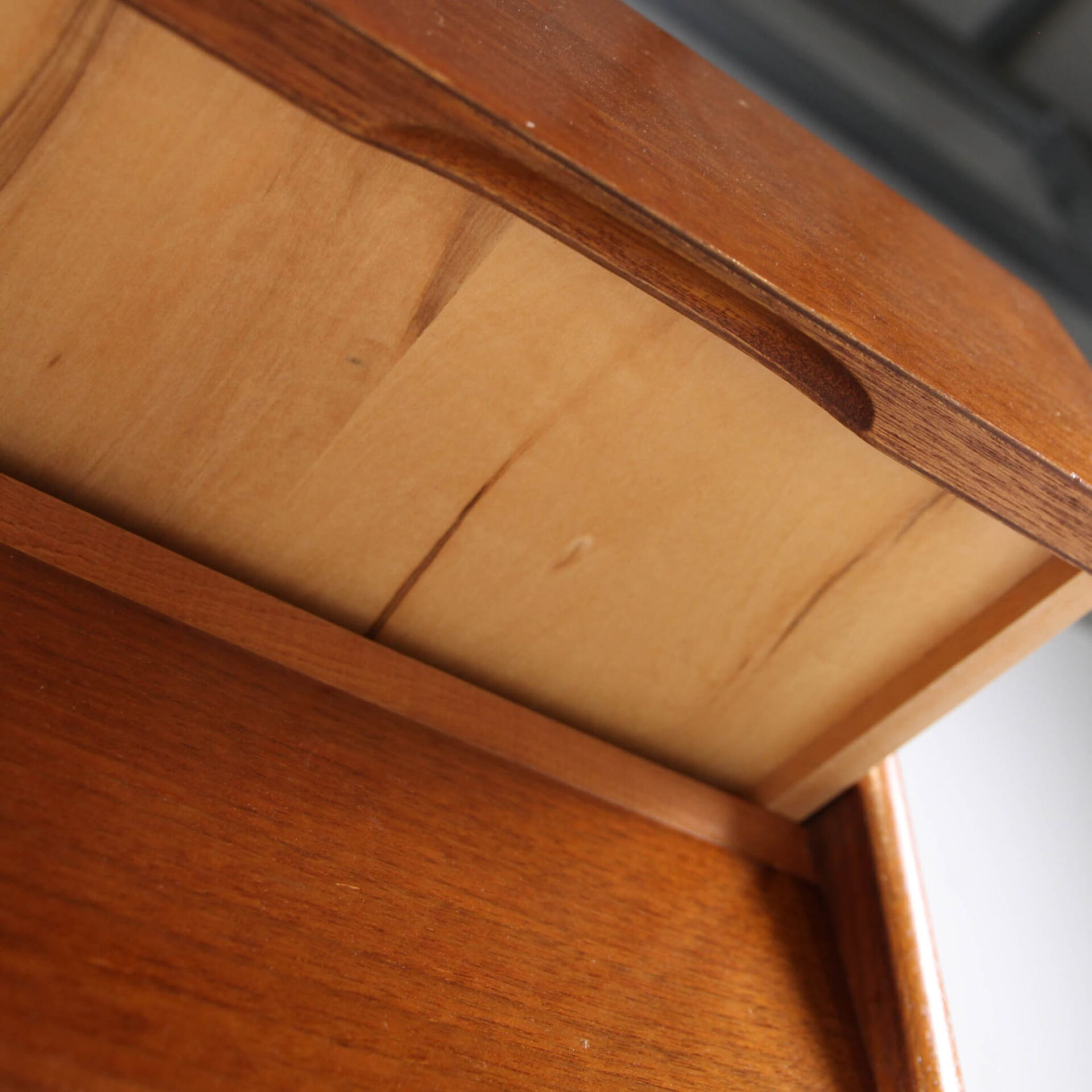 Teak and rosewood desk
