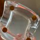 Crystal pocket tray signed Bader