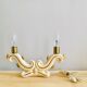 Ceramic candlestick lamp