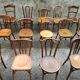 Lot de 15 chaises bistrot vintage