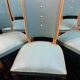 Suite 6 chaises design moderniste 1950