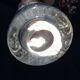 Bohemian baccarat-sized crystal whiskey carafe