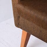 Vintage Scandinavian armchair with original fabric