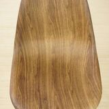 4 chairs in abs, wood and metal