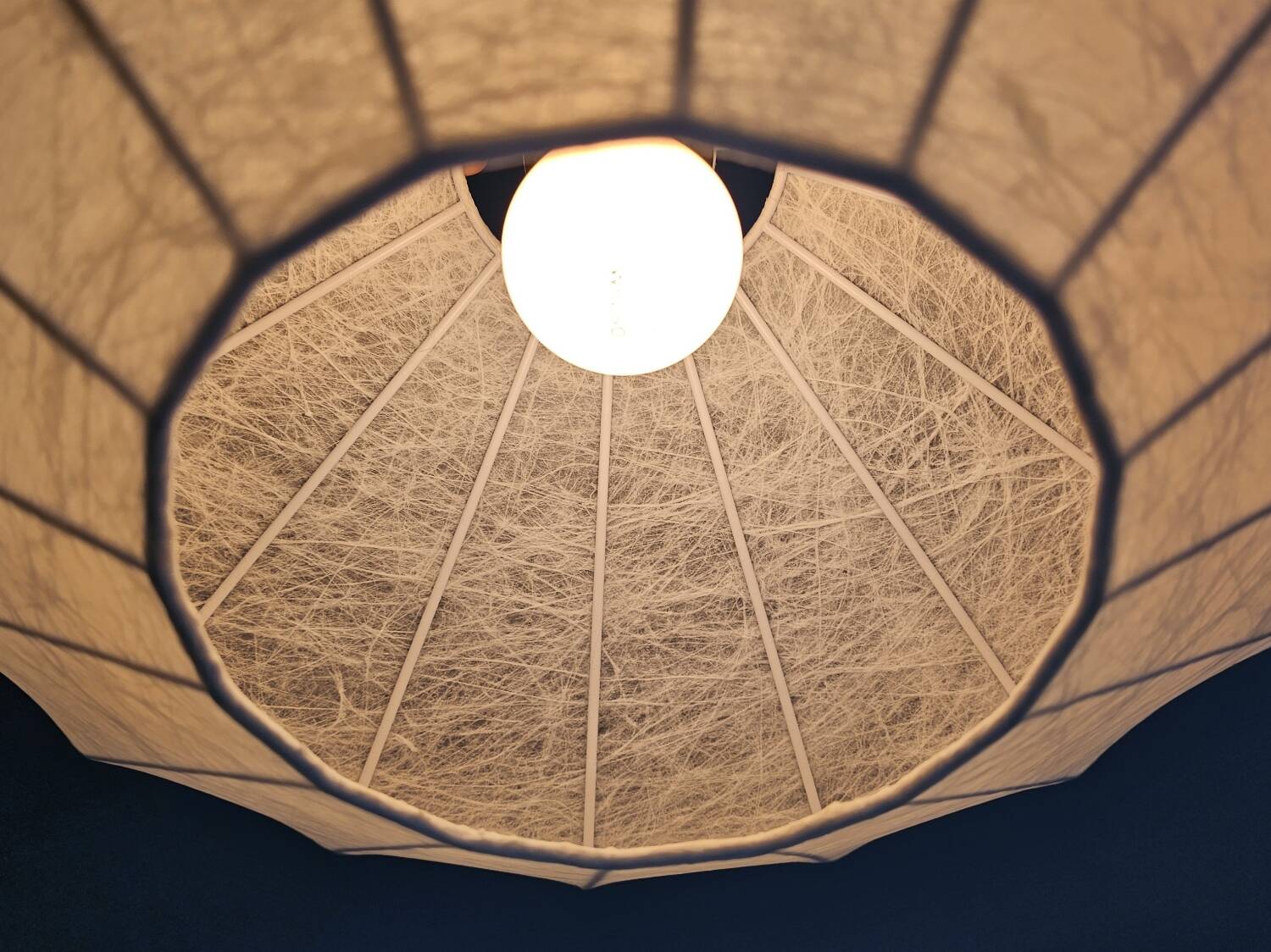 Cocoon pendant lamp ufo shaped