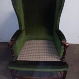 Armchair Shepherdess with Provencal ear radassier style louis XVI 18th century