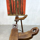 Tripod vintage brutalist spanish barstools
