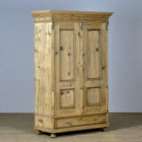 Solid Pine Wardrobe, 1920s