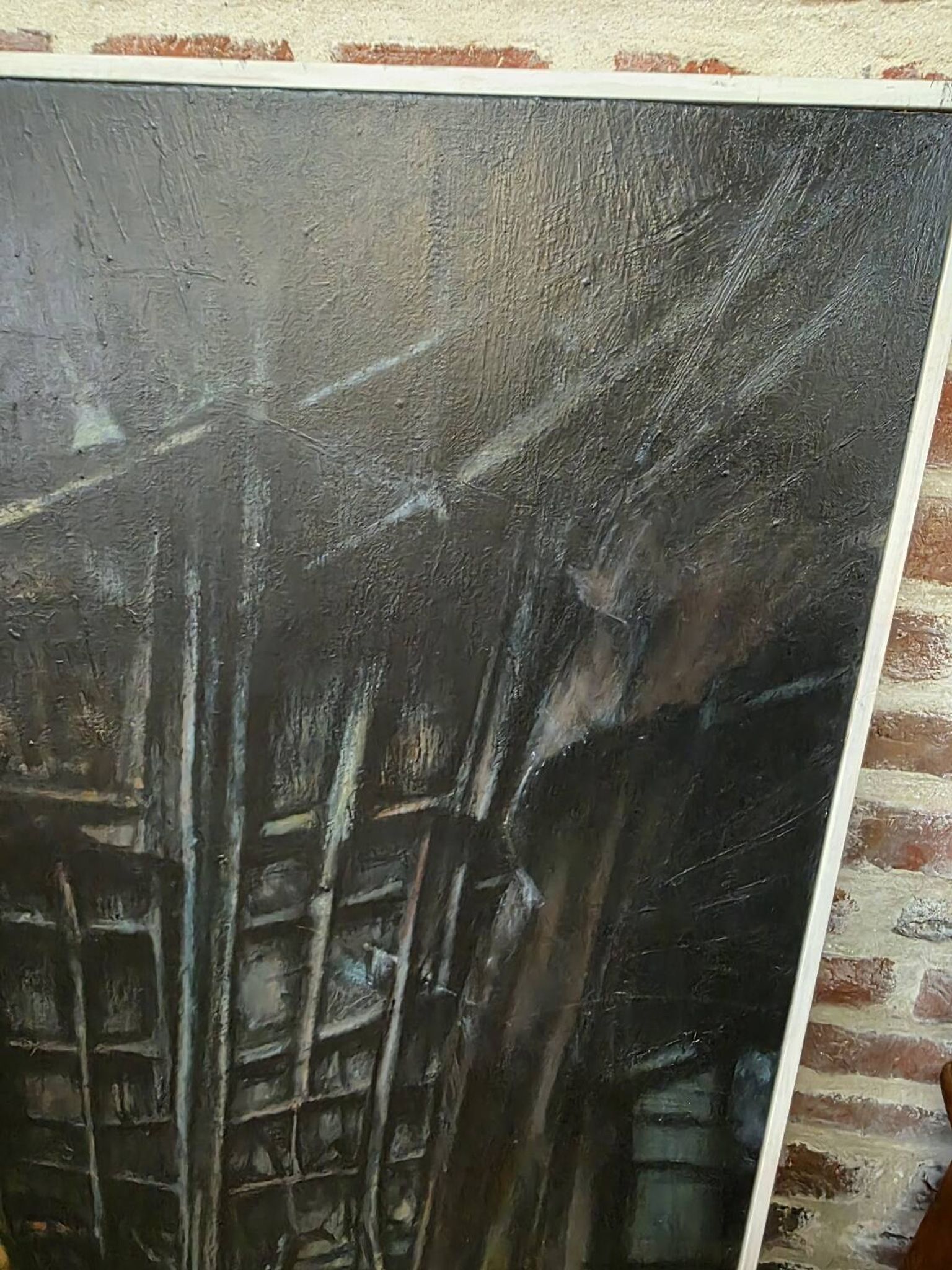 Tableau huile sur toile des années 50/70