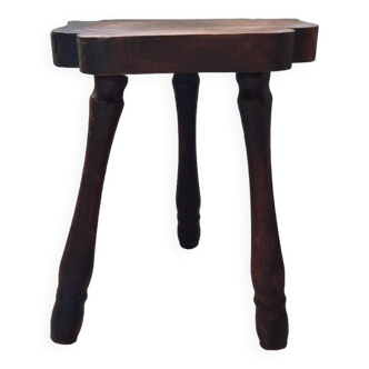 Tabouret tripode, porte plante