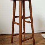 Pierre Chapo bar stool model S01C in elm