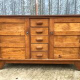 Buffet vintage René Gabriel en chêne