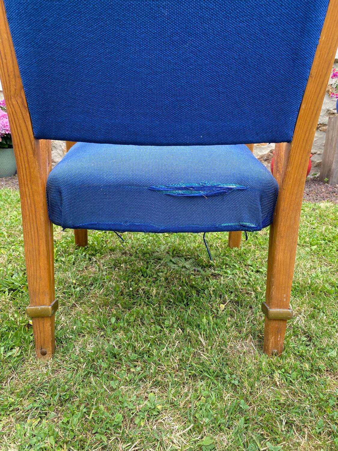 Pair of Bow Wood armchairs