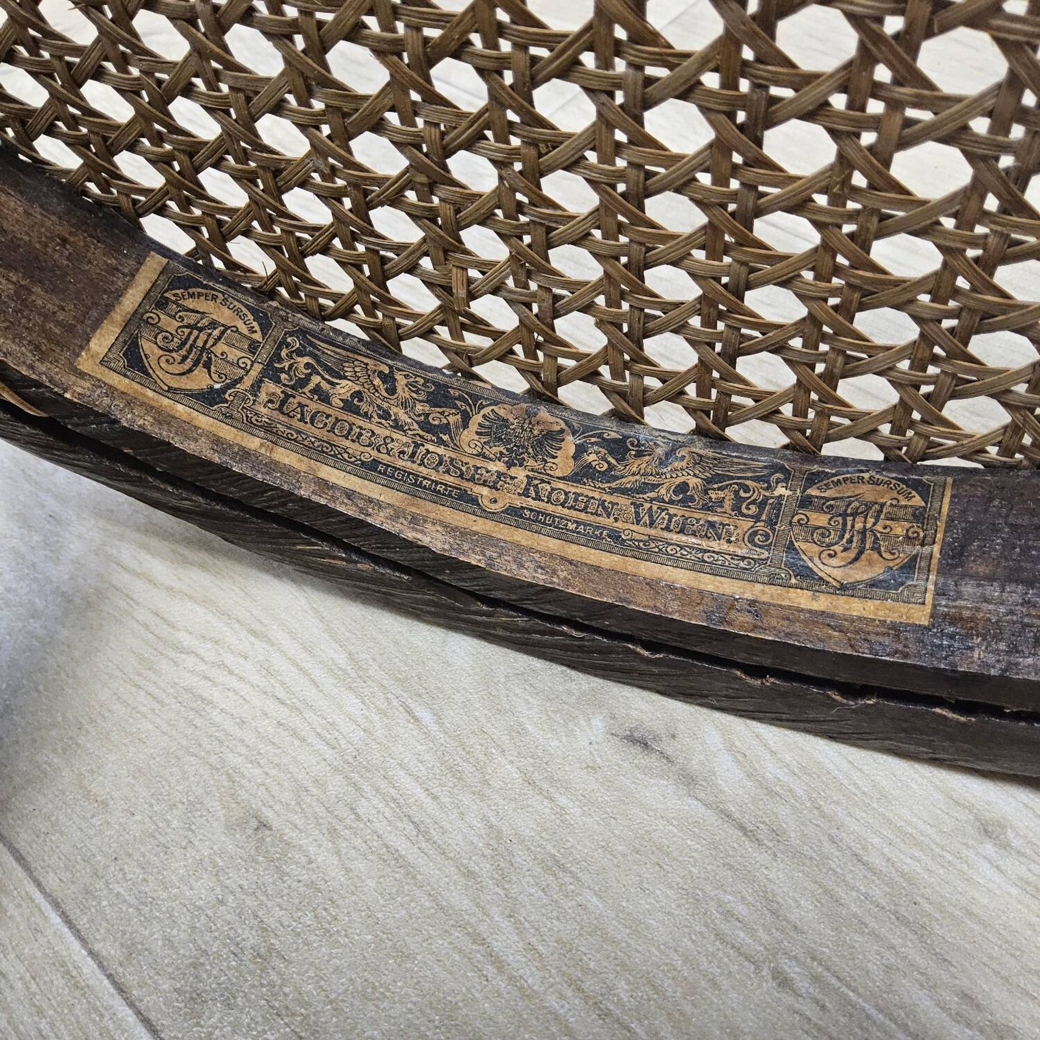 Antique Viennese chair Art Nouveau by Jakob and Josef Kohn (Thonet)